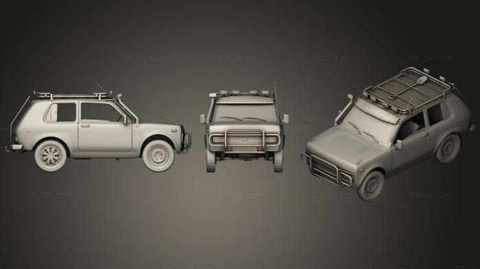 Автомобили и транспорт (Официальный сайт PUBG Zima, CARS_0414) 3D модель для ЧПУ станка